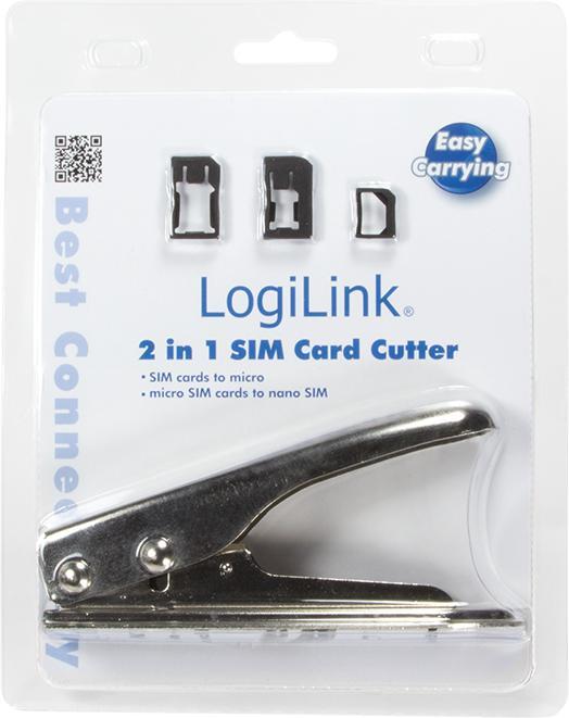 Produktbild LogiLink 2-in-1 SIM Karten Schneider