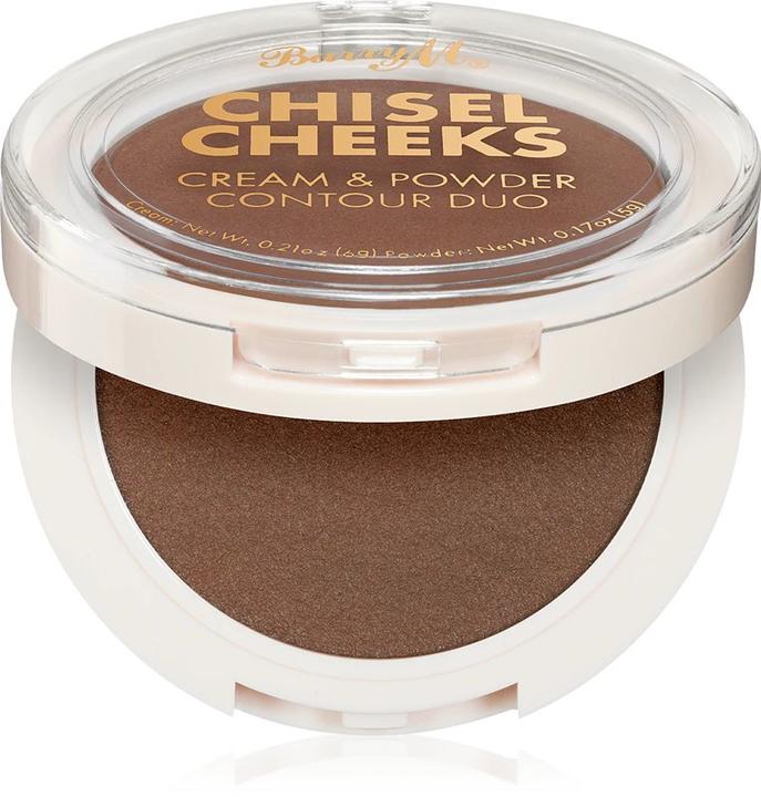 Produktbild Barry M Chisel Cheeks Palette Medium Contouring Duo - 11g (Bronzer, Highlighter, 11 g)