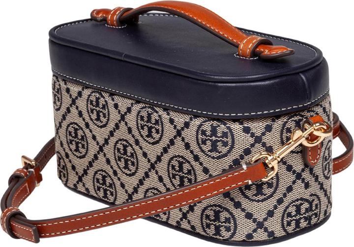 Immagine prodotto Tory Burch monogram leather and fabric vanity case
