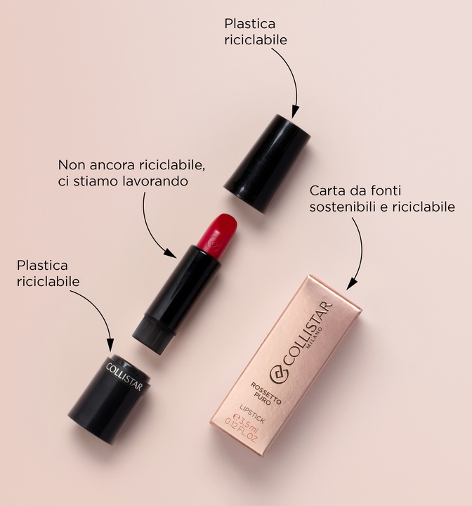 Actual product image Collistar Rossetto Puro Lipstick No 21 (21 Rose)