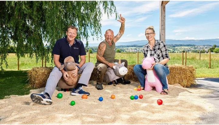 Produktbild Zoosy Hocker Schwein Ernie Grau (Kinderstuhl)