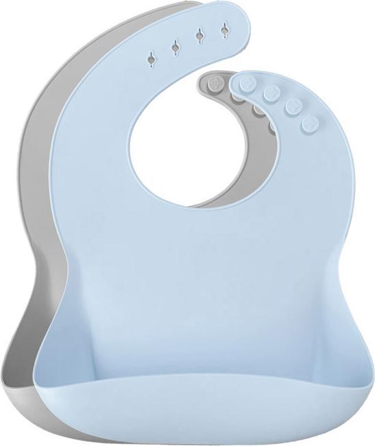 Actual product image Minikoioi Basic Bib 2-piece pocket bib (6 months)