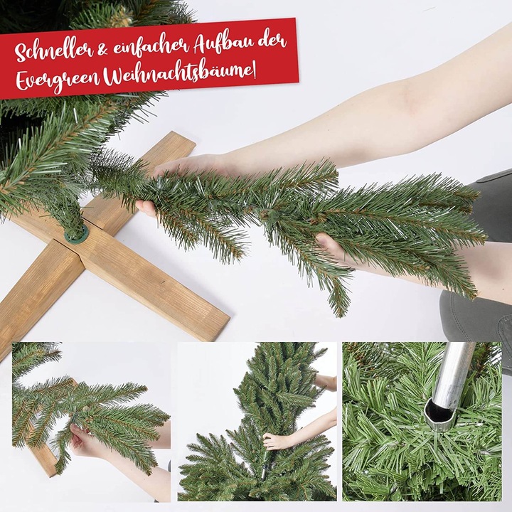 Image du produit Jamb Sapin de Noël 220cm FSC Neige (220 cm)