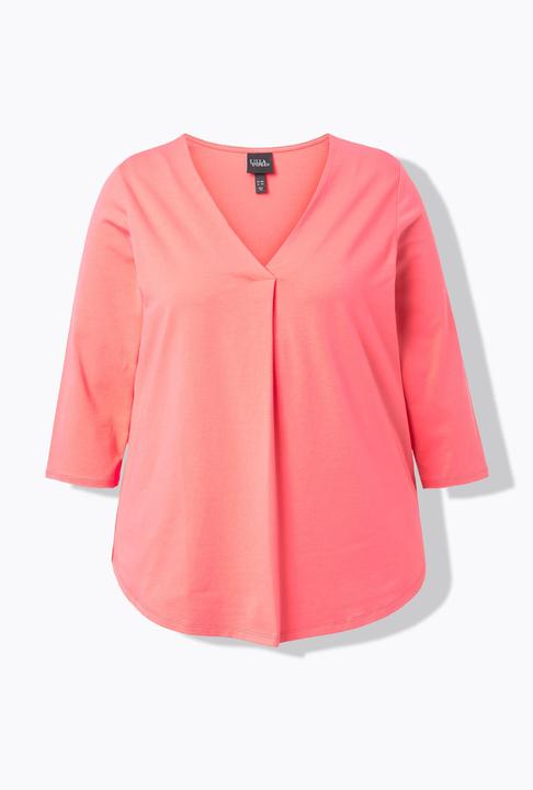 Actual product image Ulla Popken 3/4 Sleeve Tee (60)