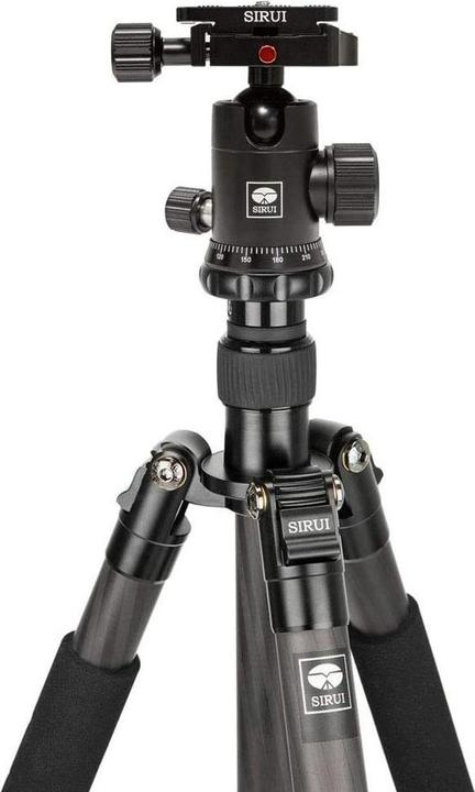 Actual product image Sirui AM-1204E + G-10K Carbon tripod with ball head (height: 148 cm, max. load capacity: 8 kg. (Carbon)