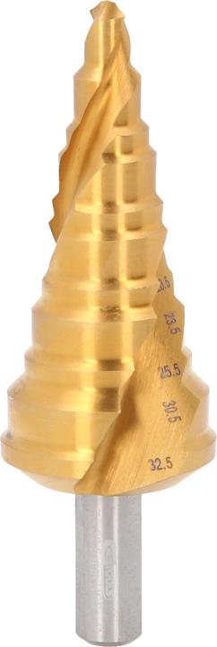 Actual product image KS Tools HSS-TiN step drill (32.5 millimetres)