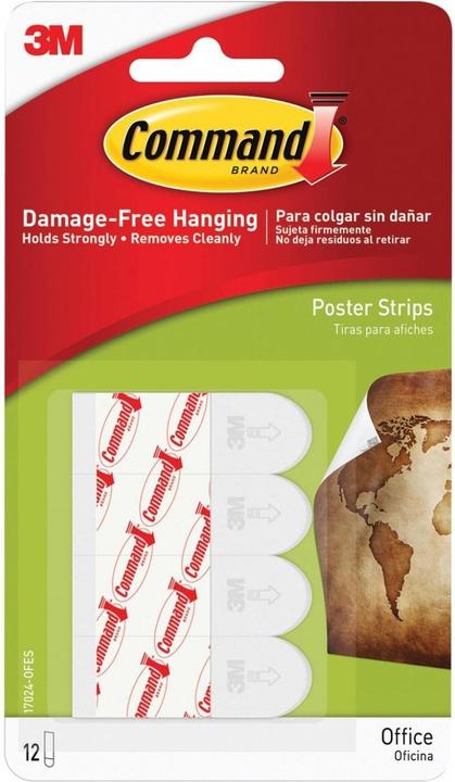 Actual product image 3M Command Poster Strips (pack 12)