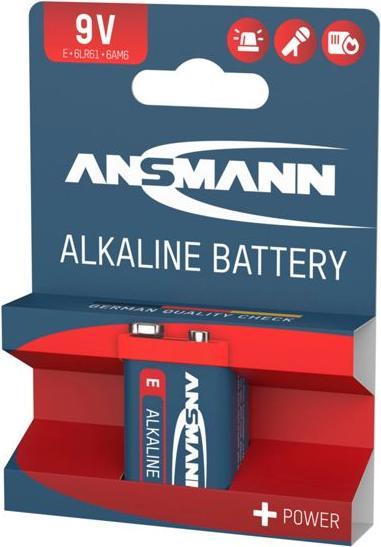 Produktbild Ansmann Alkaline 9V-Block red-line (1 Stk., 9V Block, 550 mAh)