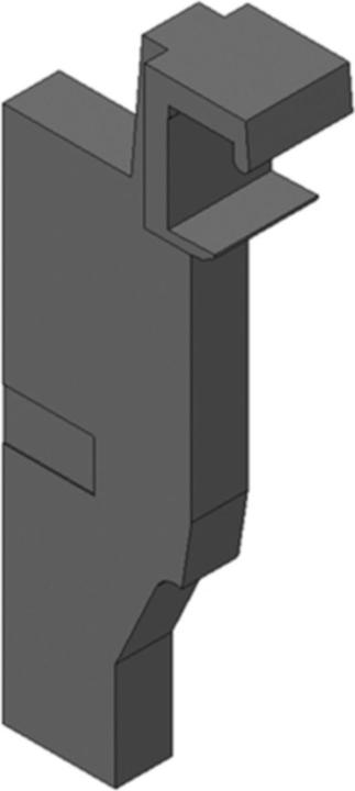 Actual product image Blum Cross-rail mounting ORGA-LINE for railing D