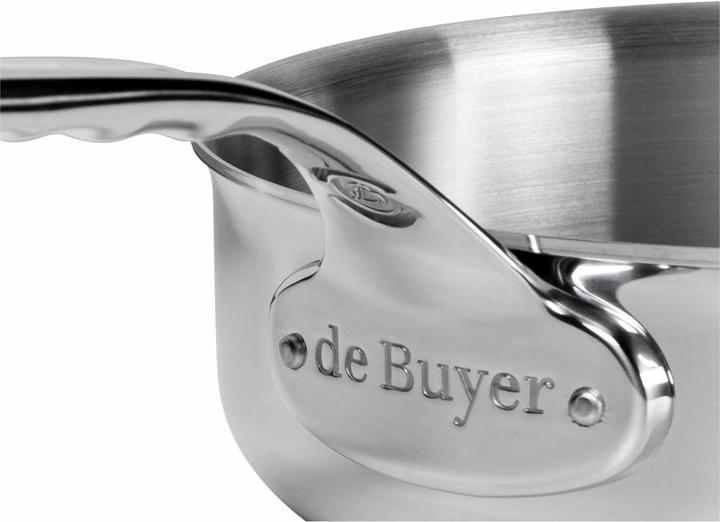 Actual product image de Buyer Affinity saucepan with lid induction (20 cm, Pot, Stainless steel)