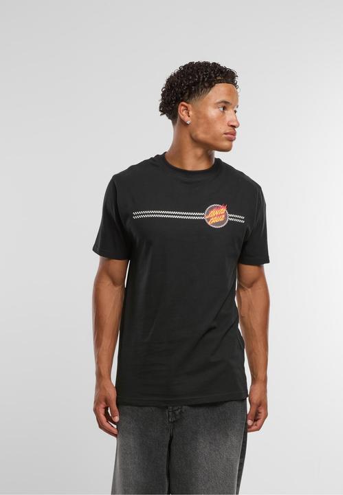 Actual product image Santa Cruz Check Ringed Flamed Dot T-Shirt - 126553 (M)