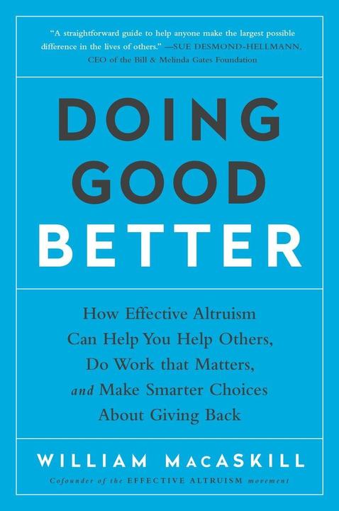 Produktbild Doing Good Better (Englisch, William Macaskill, 2016)