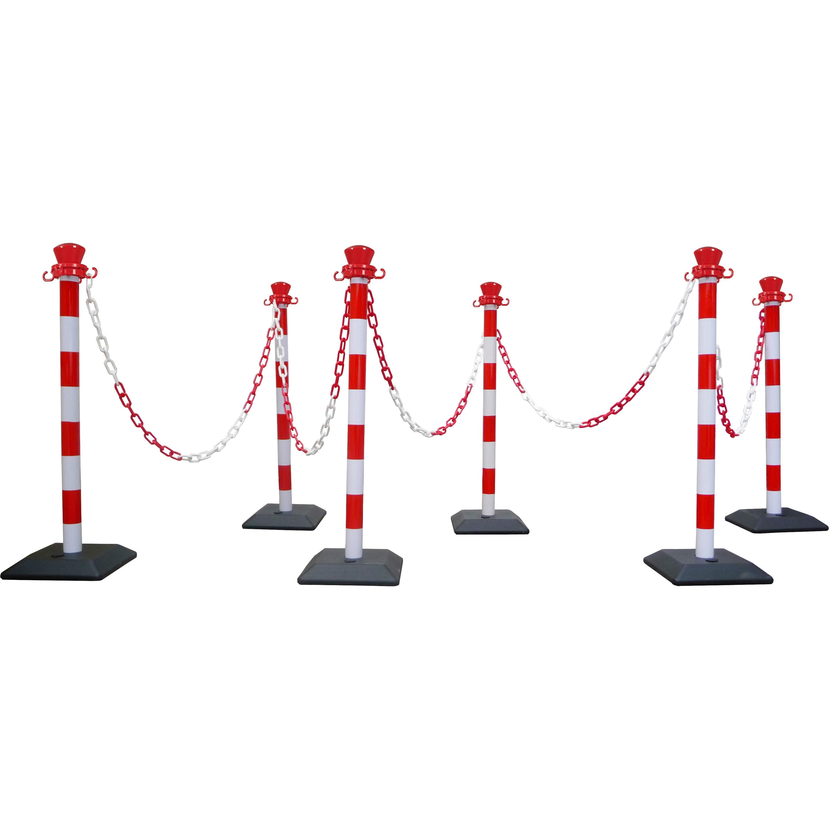 Rs Pro, Kette, Absperrkette ABS Rot, Weiss Sicherheits-Absperrung (10 m)