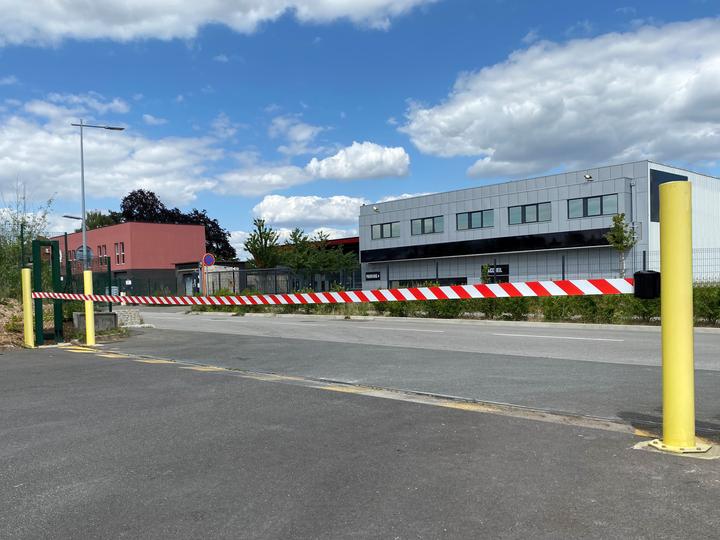 Produktbild RS PRO Versenkbarer Absperrposten Stahl Rot, Weiss Sicherheits-Absperrung