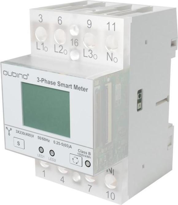 Actual product image Qubino 3-phase smart meter