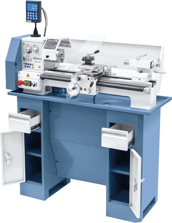 Actual product image Bernardo Cantina Bernardo - Tischdrehmaschine Hobby 500 / 400 V, inkl. 2-Achs-Digitalanzeige DT 40