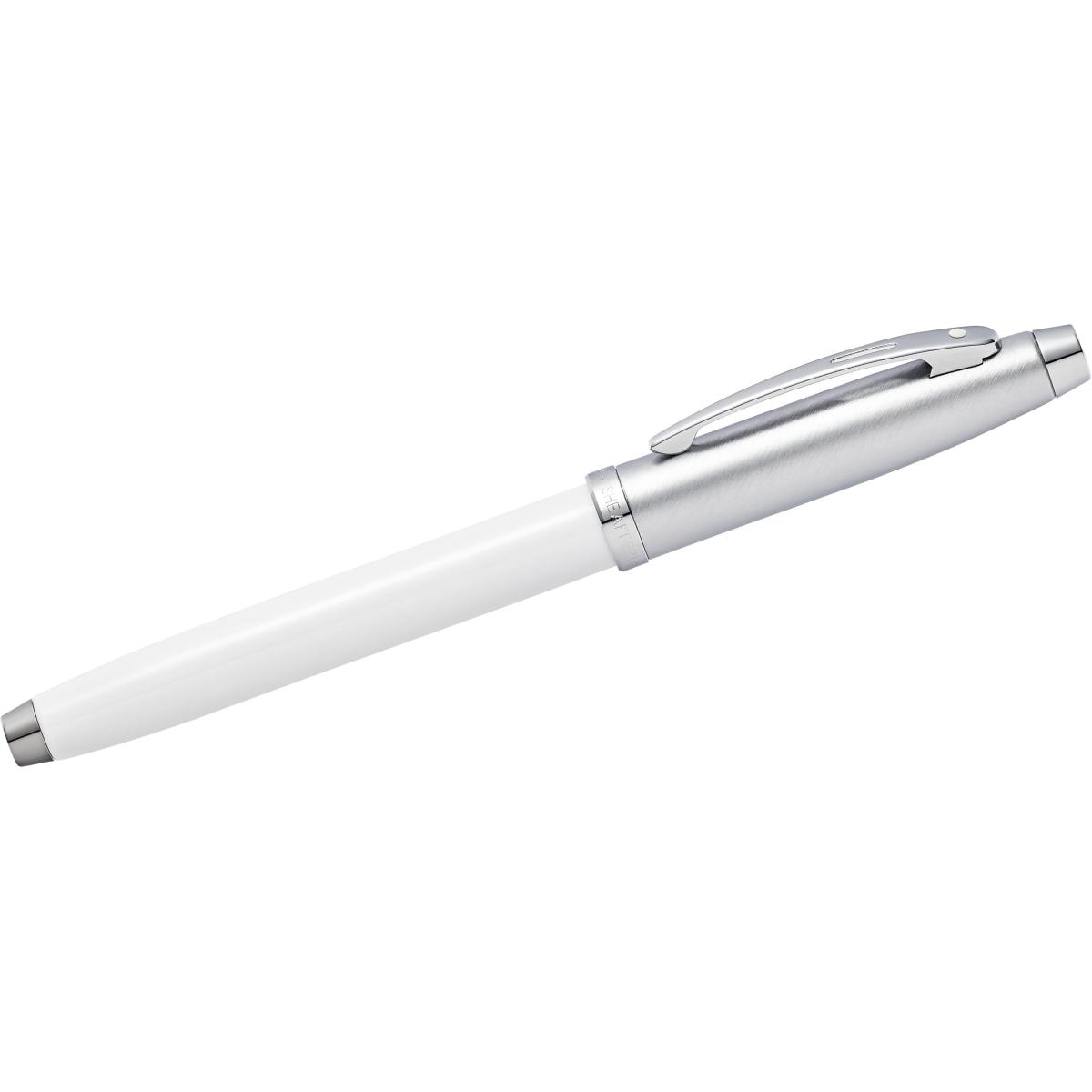 Thumbnail - Sheaffer, Schreibstifte, Füllhalter 100 Lack-Weiss/Chrom F-Feder Geschenkbox (Weiss/Chrom, 1 x)
