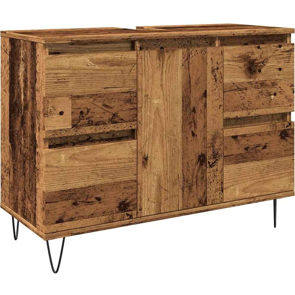 VidaXL, Badezimmerschrank, Badschrank -Optik (80 x 33 x 60 cm)