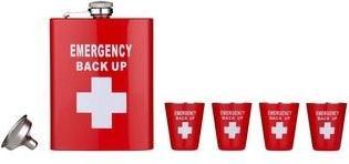 Produktbild Angelo Flachmann Emergecy Back Up 180ml mit 4 Cups (180 ml)