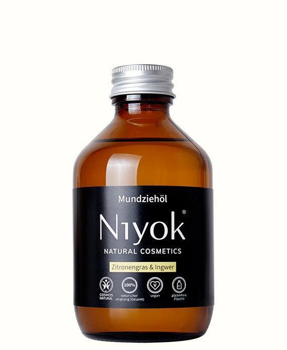 Image du produit Niyok Huile de bouche citronnelle et gingembre 200 ml (200 ml, Bains de bouche)