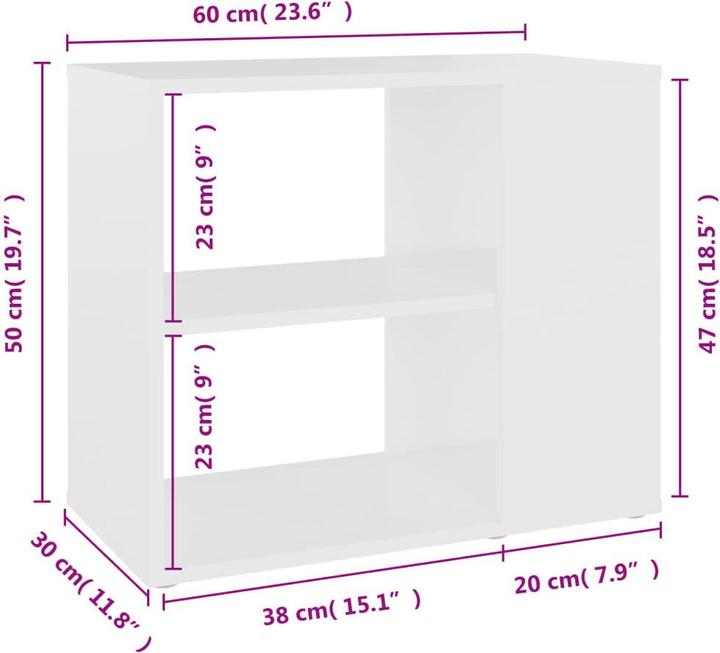 Produktbild vidaXL Atreus (60 x 30 x 50 cm)