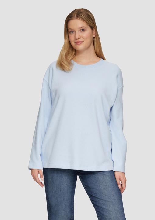 Produktbild s.Oliver Sweatshirt Weiches Sweatshirt mit überschnittenen Schultern (46)