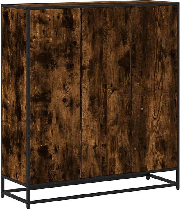 Produktbild vidaXL Bücherregal Regal Standregal Büroregal Aufbewahrungsregal Räuchereiche