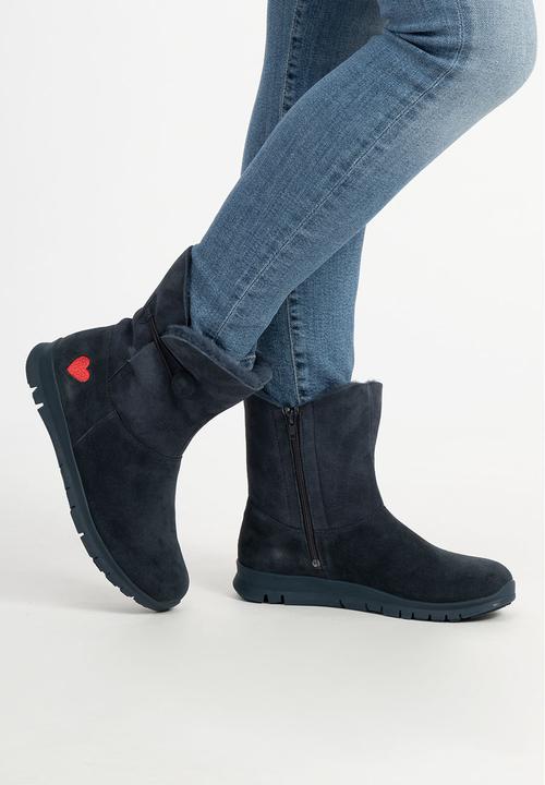 Actual product image Vitaform Stiefeletten Damen Weite H Veloursleder & Doubleface (40)