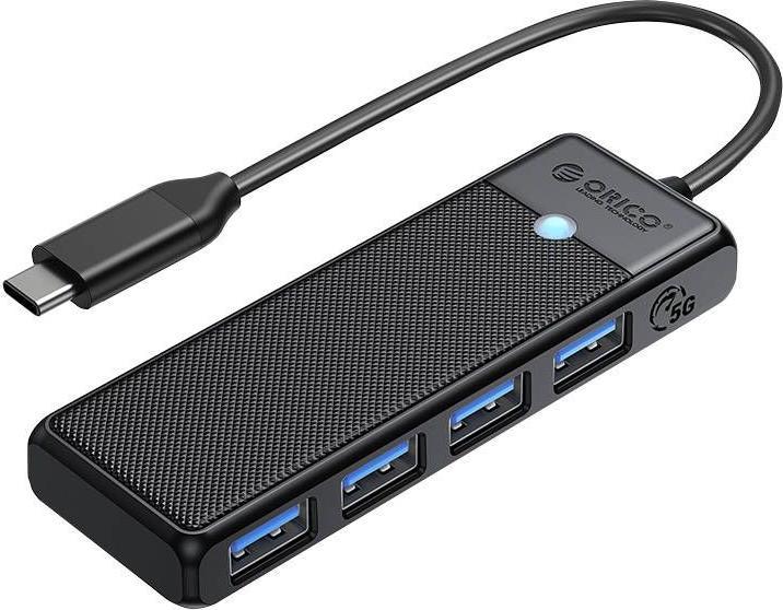 Image du produit Orico Adaptateur Hub 4en1 USB A3.0x4 (USB-A, 5 Ports)