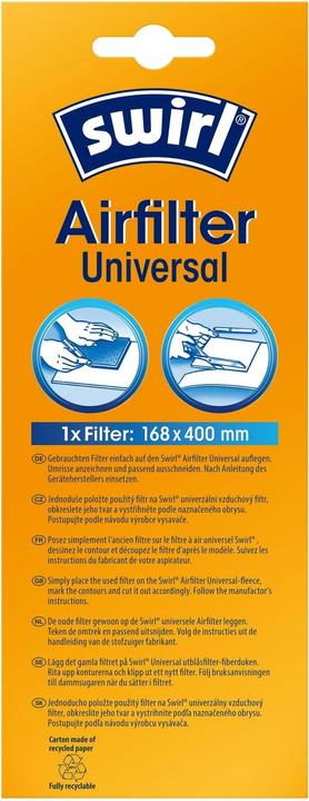 Produktbild Swirl Airfilter Universal 11