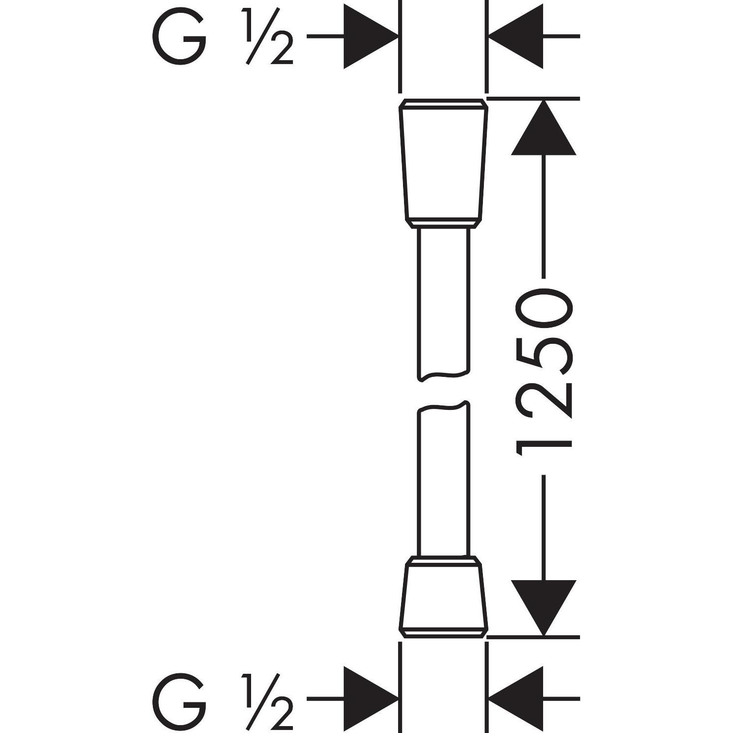 Thumbnail - hansgrohe, Duschschlauch, Isiflex (125 cm)