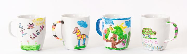 Produktbild Marabu Porzellan- und Glasmalstift Kids (Rot, Blau, Orange, Türkis, Grün, Schwarz, Violett, Gelb, 10 x)