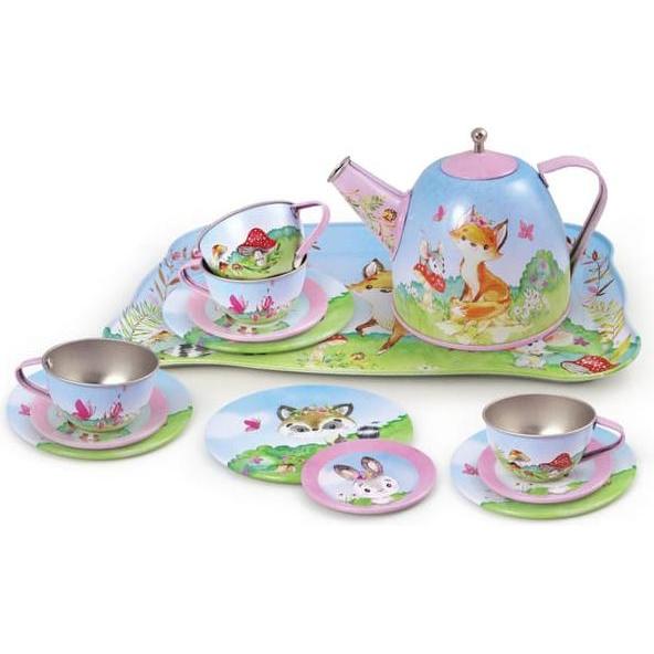 Besttoy Teeservice im Koffer - Tiere - 15-tlg.