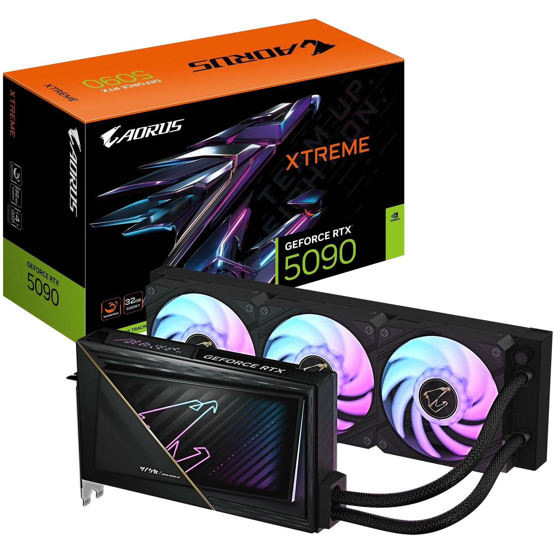 Gigabyte AORUS GeForce RTX 5090 Xtreme Waterforce (32 GB), Grafikkarte