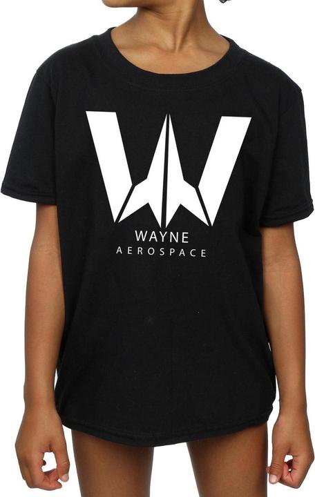 Actual product image Girls Justice League Movie Wayne Aerospace Cotton T-Shirt (128)