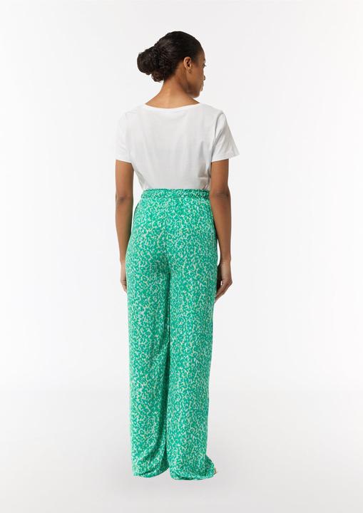 Actual product image Comma Hose Leichte Stoffhose mit All-over-Print und Elastikbund (42)