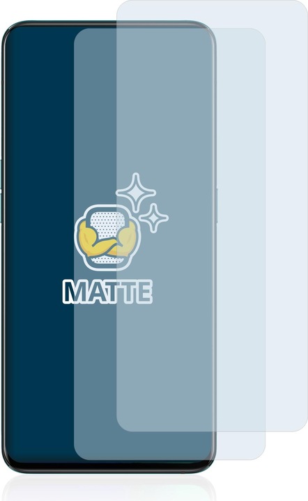 Actual product image BROTECT Anti-glare screen protector matt (2 Piece, Oppo Reno 2)