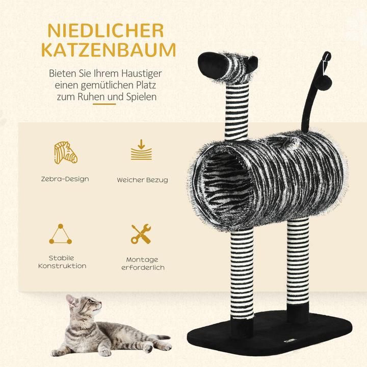 Actual product image Jamb Scratching post (93 cm, Black and white)