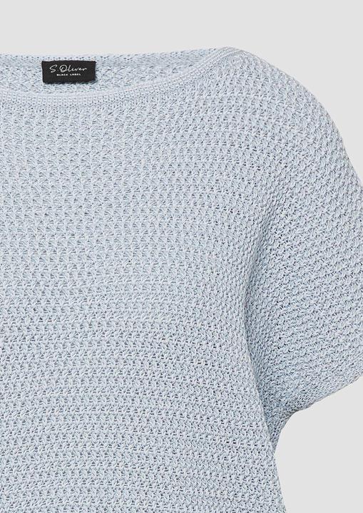 Produktbild s.Oliver Strickpullunder im Relaxed Fit mit U-Boot-Ausschnitt (M)