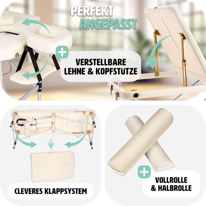 Actual product image tectake 3 Zonen Massageliege