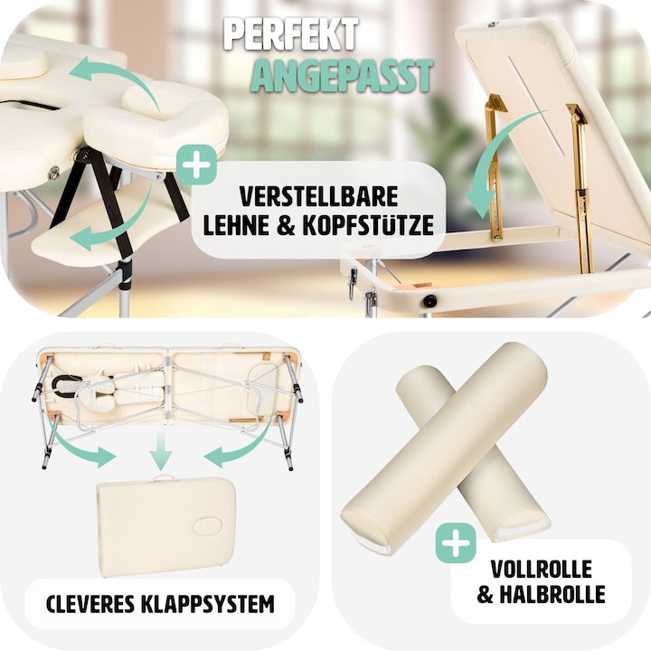 Actual product image tectake 3 Zonen Massageliege