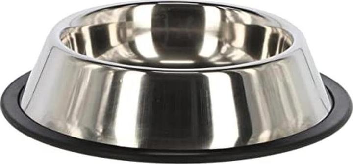 Kerbl Edelstahlnapf mit Gummiring (20 cl)