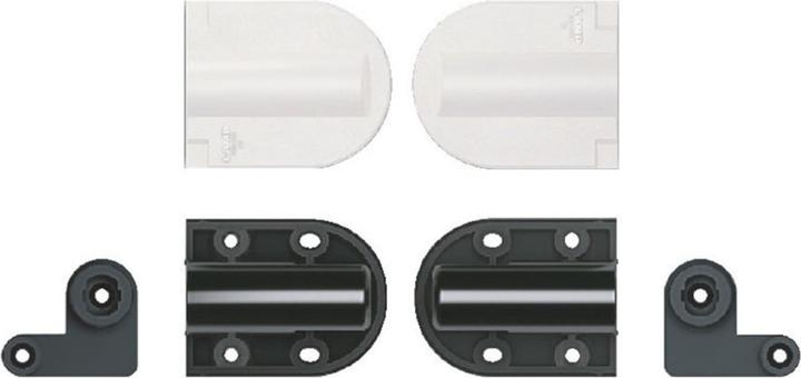 LAMP® Deckelscharnier HG-JHM20-80 gross Aluminium/Kunststoff schwarz