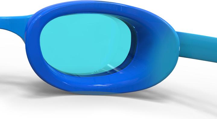 Image du produit Nabaiji Lunettes de natation Junior - Xbase bleu jaune teintées bleu (aucune correction, S)