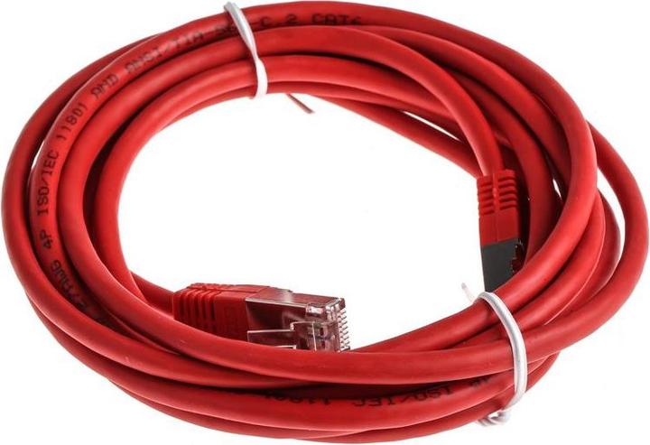 Produktbild RS PRO Patchkabel Kat.6 S/FTP rot 3m (S/FTP, CAT6, 3 m)