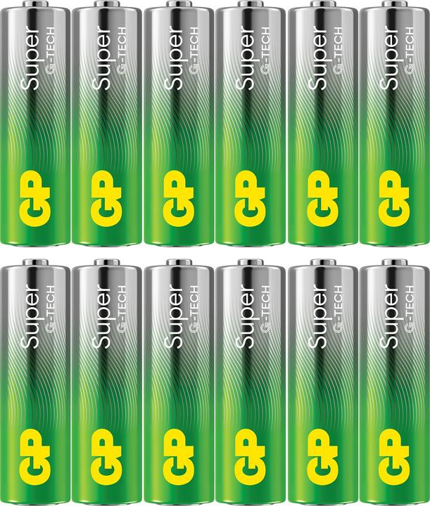 Actual product image GP Batteries BATTERIES SUPER ALKALINE AA 1.5V 12PCE (12 pcs., AA)
