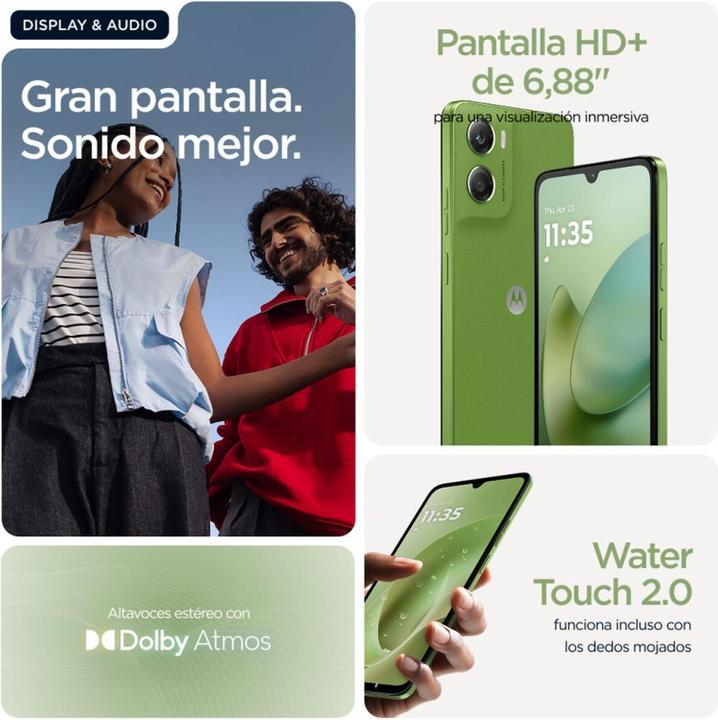 Produktbild Motorola moto g06 (64 GB, Tendril, 6.88", Dual SIM, 4G)