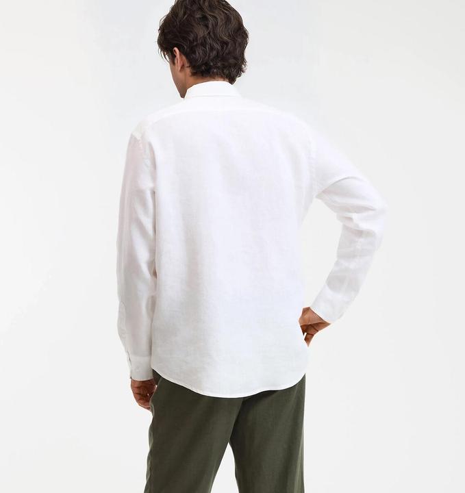 Image du produit La Redoute Collections Chemise droite en lin Signature à manches longues (3XL)