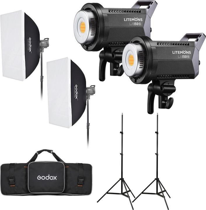 Image du produit Godox Litemons LA150Bi Bi color Duo Kit (Pièces de rechange pour flash)
