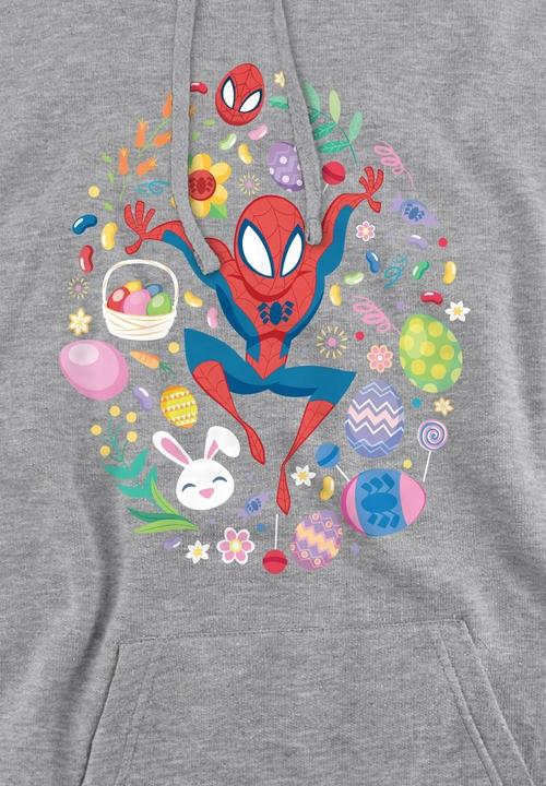 Immagine prodotto Spiderman Felpa con Cappuccio Cerchio Uomo (XL)